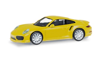 Herpa 028615-003 Porsche 911 Turbo giallo