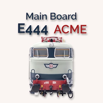 Almrose 4-30131/S Main board per ACME E444 con connettore decoder PLUX22, power pack, speaker con cassa acustica
