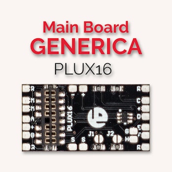 Almrose 4-30130 Main board generica dalle dimensioni veramente ridotte con connettore decoder PLUX16.