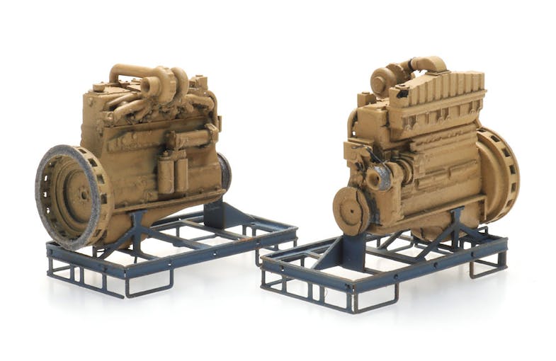 Artitec 387.510 Carico: Motore diesel industriale su pallet di trasporto (2x)