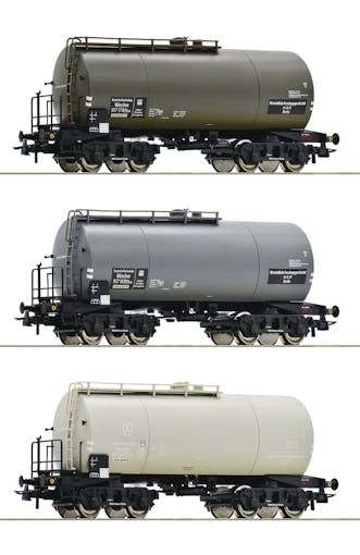 Roco 76015 DRG set tre carri cisterna ep.II