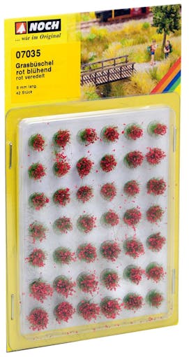 Noch 07035 Mini set di cespugli fioriti 6 mm, 42 pz.