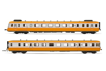 Jouef HJ2388S SNCF, automotrice a 2 unità RGP2 classe X 2700, livrea arancione/grigia, ep.IV - DCC Sound