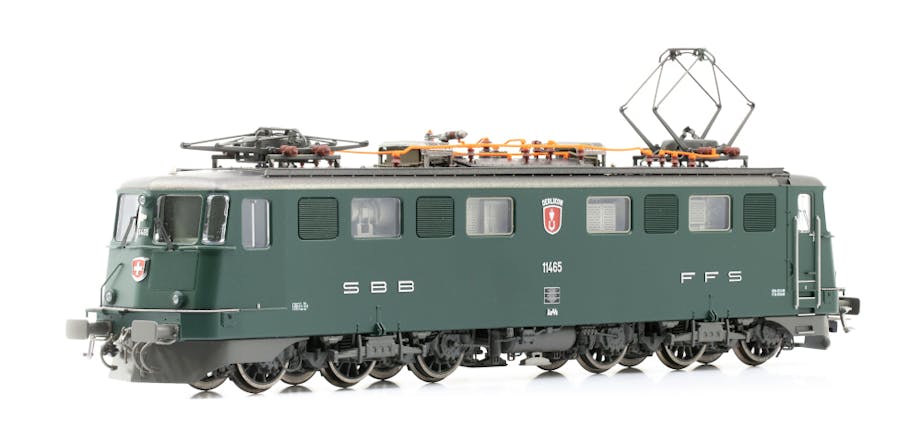 Piko 97211 SBB CFF FFS locomotiva elettrica Ae 6/6 11465 Oerlikon livrea verde, ep.V - DCC Sound