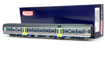 Vitrains 3285 FS Carrozza MDVC di 2 cl. in livrea DTR con illuminazione interna, ep.VI