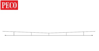 Peco LC-152 Catenaria in filo di rame elettrosaldata L.340 mm conf. 5 pz.