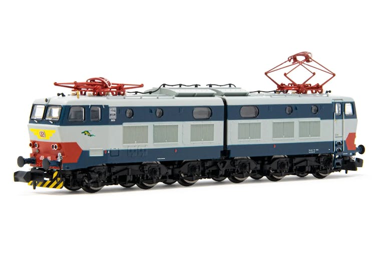 Arnold HN2533 FS locomotiva elettrica E656 403 ''Caimano'' di 5 serie ep.IVb-V Dep. Loc. Genova Brignole - Scala N 1/160