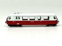 REE Modeles VM-004 CFD Automotrice Billard A80d n.316 2 fari, livrea rosso/grigio, turistico, ep.V-VI