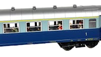 Rivarossi 3549 FS carrozza tipo Az 23000 livrea Treno azzurro di 1cl. con 20 passeggeri seduti - Rivarossi made in Italy