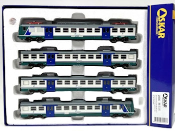 Os.kar 2076DS FS set elettromotrice Ale 582 per servizi regionali di Trenitalia composto da quattro elementi ep.VI - DCC Sound