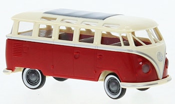 Brekina 31846 VW T1b Samba, beige/rosso, 1960