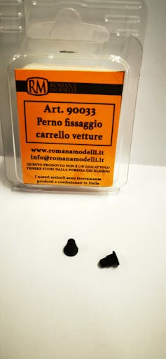 RM Romana Modelli 90033 Perno fissaggio carrelli, 2 pz. - Scala H0