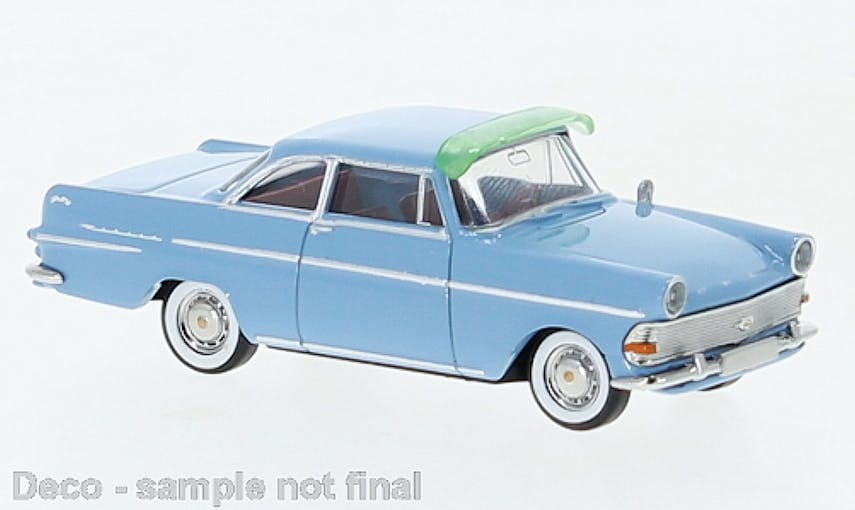 Brekina 20134 Opel P II coupè, azzurro, 1960