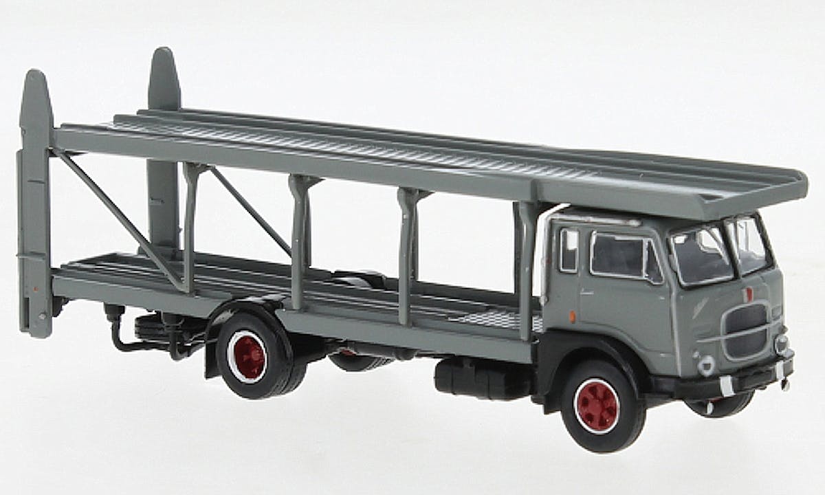 Brekina 85133 – Scania L 111 Trasporto Auto Con Volkswagen 1962 – Modello LKW In Scala 1:87 – Auto Da Collezione In Plastica