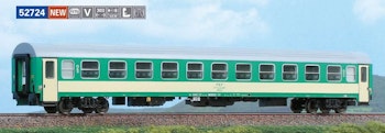 Acme 52724 PKP carrozza di 2cl. tipo 136A delle Ferrovie Polacche in livrea verde e beige, ep.V