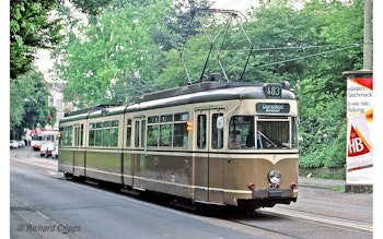 Rivarossi HR2859D Tram Duewag Gt8, versione Dortmund, livrea marrone/beige, ep. IV - DCC