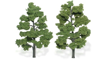 Woodland Scenics TR1515 Alberi, verde chiaro, 2 pz. confezione -15,2 cm - 17,7 cm