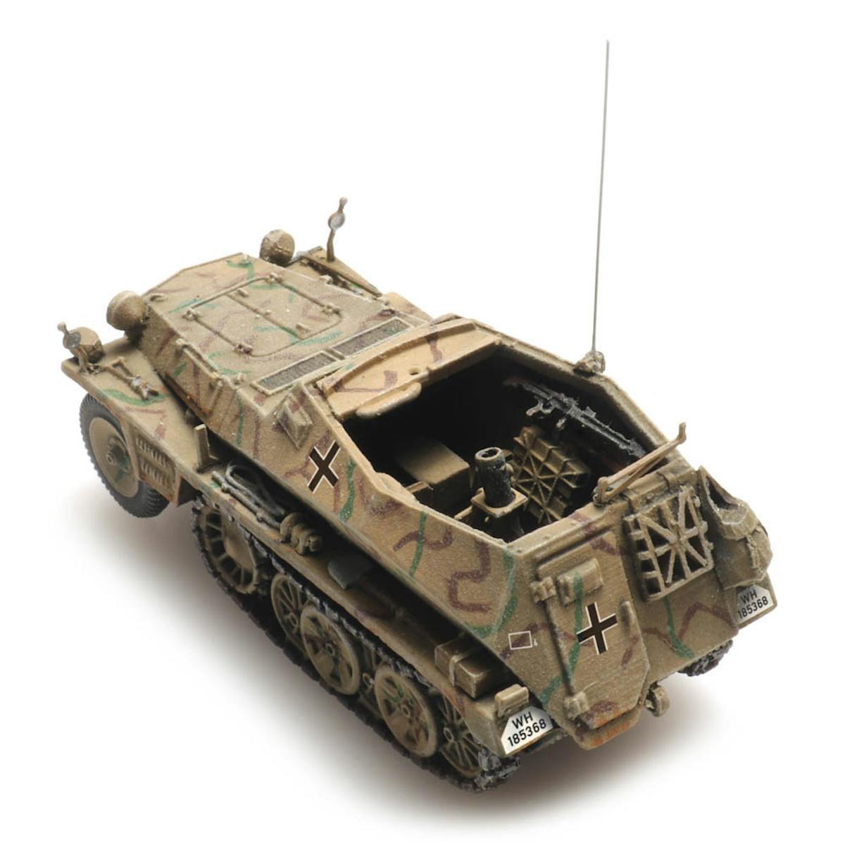 Artitec 6870100 - Modello Finito M109A2 1/87 (H0) - Esercito Belga - Veicolo Da Combattimento