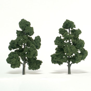 Woodland Scenics TR1518 Alberi, verde medio, 2 pz. confezione -17.7 cm - 20.3 cm