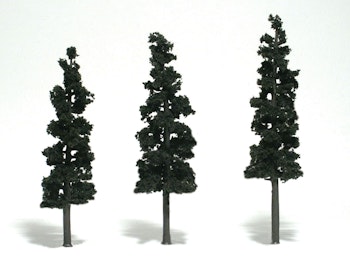 Woodland Scenics TR1562 Abeti verdi , 3 pz. confezione -15 cm - 18 cm