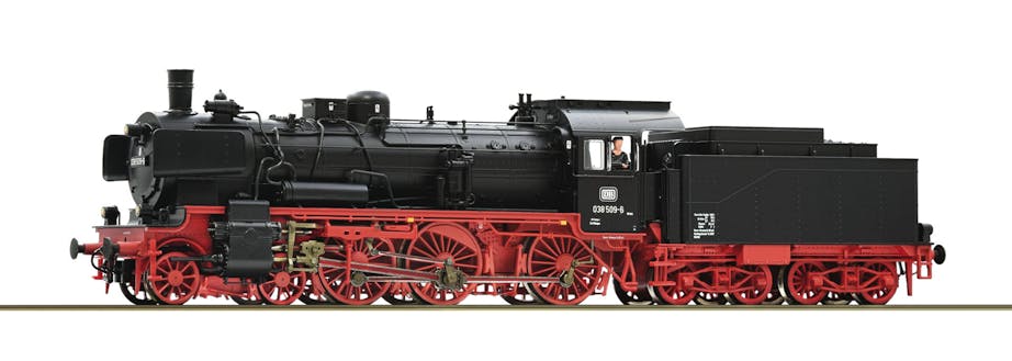 Roco 71380 DB locomotiva a vapore Br.038 509-6, ep.IV - DCC Sound