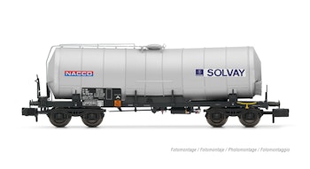Arnold HN6605 SNCF, carro cisterna isolati a 4 assi, “Nacco/Solvay”, ep. V - Scala N 1/160