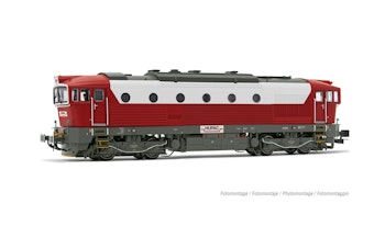 Rivarossi HR2929S HUPAC, locomotiva diesel classe D.753.7, livrea rossa/grigio chiara, ep. V-VI - DCC Sound