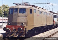 Rivarossi HR2937 FS, locomotiva elettrica E.636, 3a serie, senza gocciolatoi frontali, livrea Isabella, ep. V