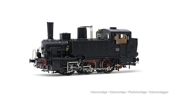 Rivarossi HR2917 FS Locomotiva a vapore Gr. 835 233 con fanali a petrolio, ep. III