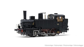 Rivarossi HR2917S FS, locomotiva a vapore Gr. 835 233 con fanali a petrolio, ep. III - DCC Sound