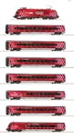 Roco 5510002 ÖBB convoglio 8 elementi Railjet ''100 anni, ep.VI - DCC Sound