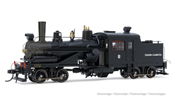Rivarossi HR2947 Locomotiva a vapore Heisler, 2 carrelli motore, “Coos Bay Lumber Co. #8”, ep. III