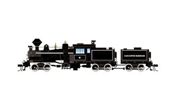 Rivarossi HR2949 Locomotiva a vapore Heisler, 3 carrelli motore, “Cass Scenic Railroad #6”, ep. III