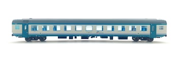Vitrains 3403 FS carrozza MDVE di 2 cl. livrea XMPR con finestrini clima, tetto grigio, porte verdi, ep.VI