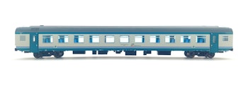 Vitrains 3404 FS carrozza MDVE di 2 cl. livrea XMPR con finestrini clima, tetto grigio, porte verdi, ep.VI