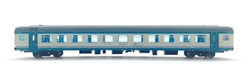 Vitrains 3405 FS carrozza MDVE di 1 cl. livrea XMPR con finestrini clima, tetto grigio, porte verdi, ep.VI