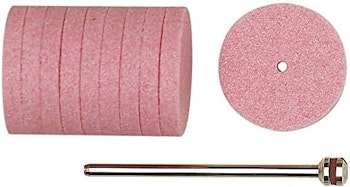 Proxxon 28302 Set 10 molette abrasivo a disco diametro 22 mm