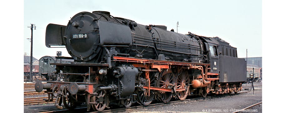 Brawa 70064 DB locomotiva a vapore BR 001 199-9 BD Saarbrücken; Bw Ehrang, ep.IV