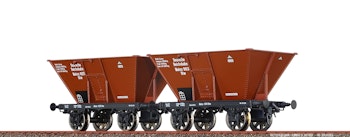 Brawa 48805 DRG set due carri trasporto carbone ep.II
