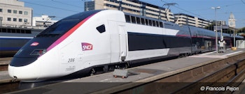Jouef HJ2451S SNCF, set di 4 unità, TGV Duplex Carmillon, ep. VI - DCC Sound