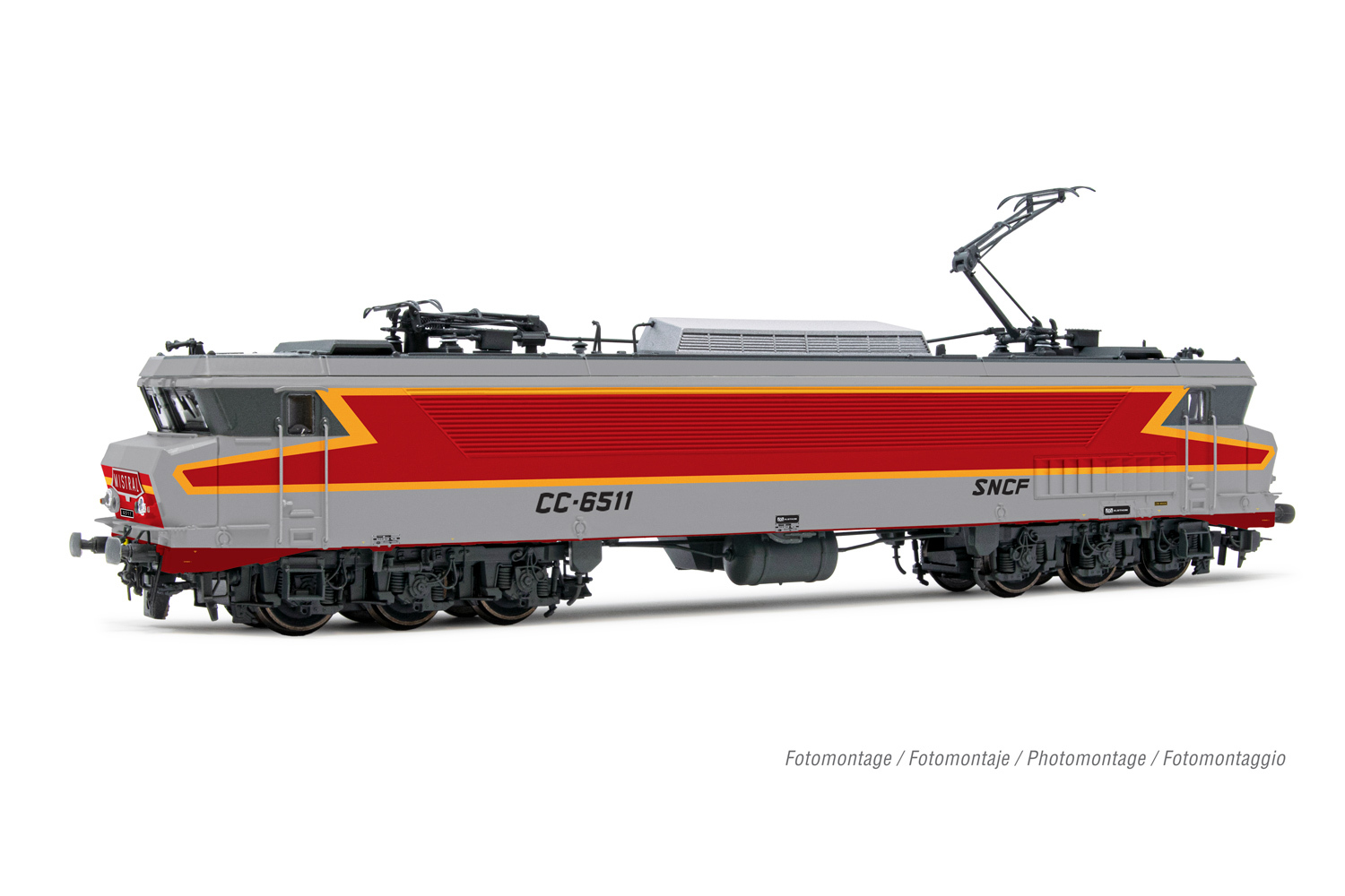 Locomotive électrique Jouef HJ2428 CC 6511, SNCF Livrée Argent, Neuve En Boîte