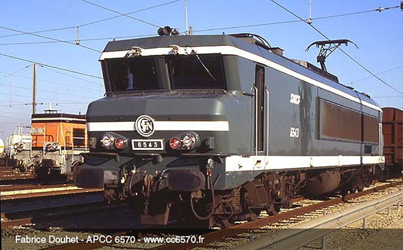 Jouef HJ2426 SNCF, locomotiva elettrica CC 6543 Maurienne, livrea verde, ep. IV