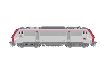 Jouef HJ2444 SNCF, locomotiva elettrica BB 26056, livrea grigia/rossa, ''Technicentre Industriel Oullins'', ep. VI