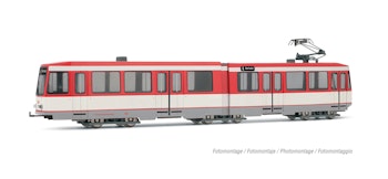 Rivarossi HR2945 Tram M6, versione Norimberga, livrea rossa/bianca, ep. IV-V