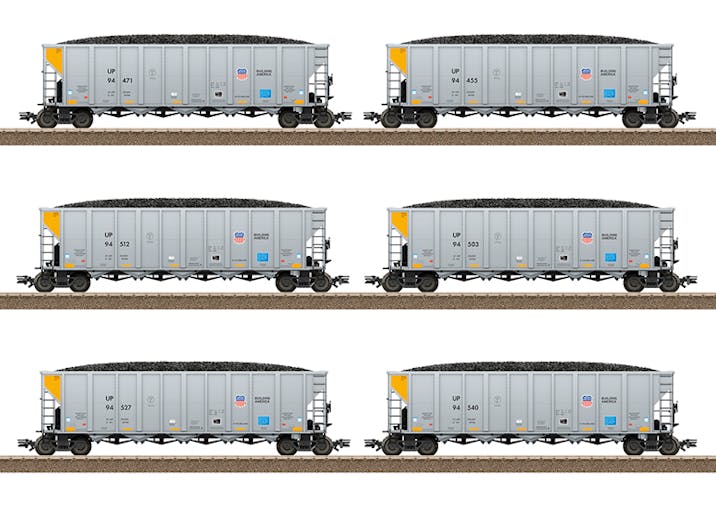 Trix 24903 UP set 6 carri trasporto carbone Union Pacific,ep.VI