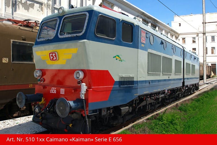 Kiss 510100 FS locomotiva elettrica E.656 001 Dep. Loc. Milano Scala 1 -1/32