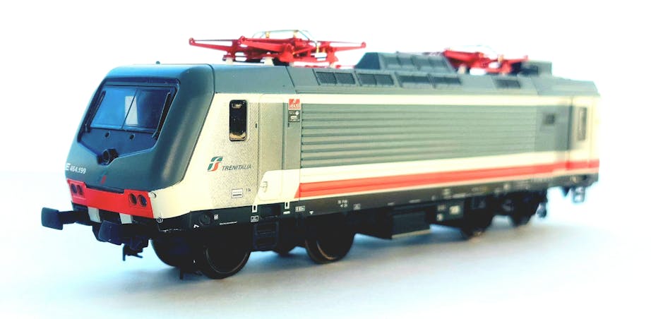 Vitrains 2277D FS E 464.199 Bimodale in livrea Intercity Sun, locomotiva elettrica monocabina Bimodale, ep.VI - Dummy non motorizzata