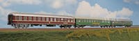 Acme 55305 DB set tre carrozze Treno d’agenzia ''Scharnow-Reisen'' ep.IIIc