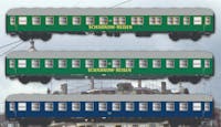 Acme 55306 DB set tre carrozze Treno d’agenzia ''Scharnow-Reisen'' ep.IIIc