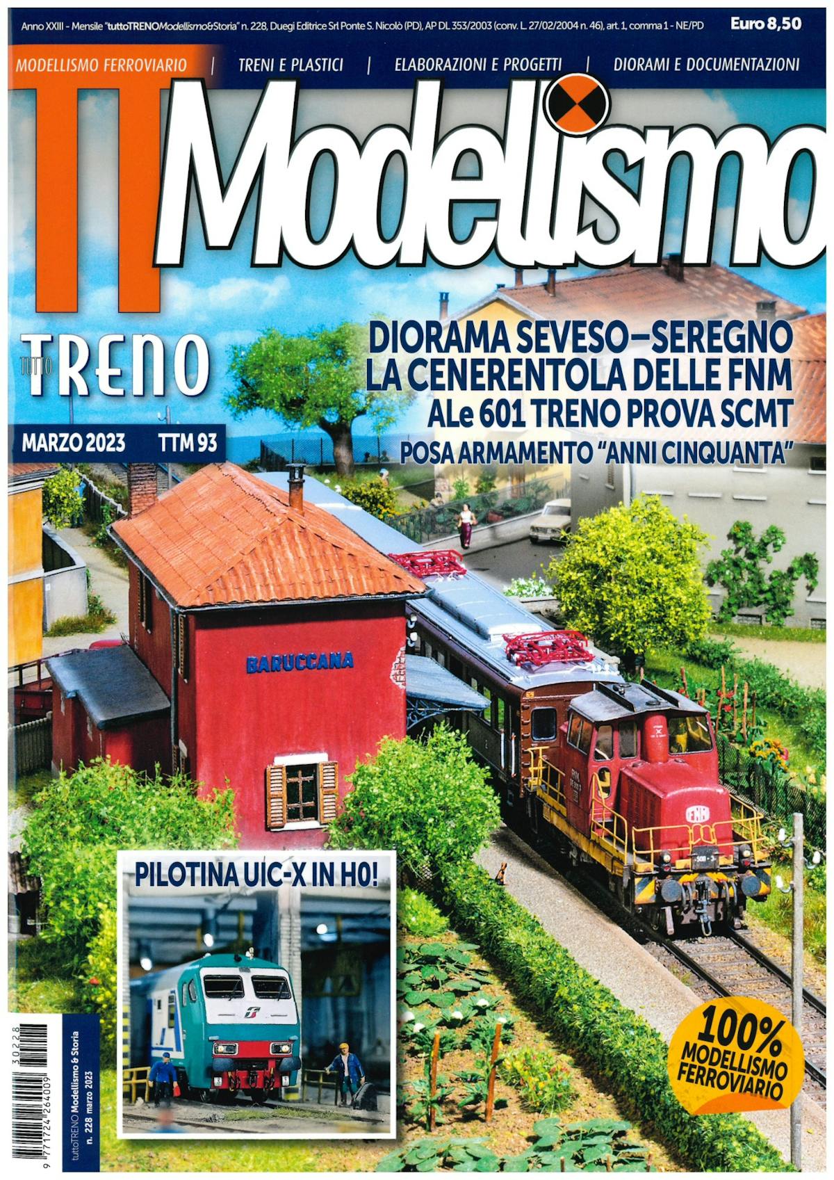 Duegi Editrice TTM93 Tutto Treno Modellismo n.93 marzo 2023 